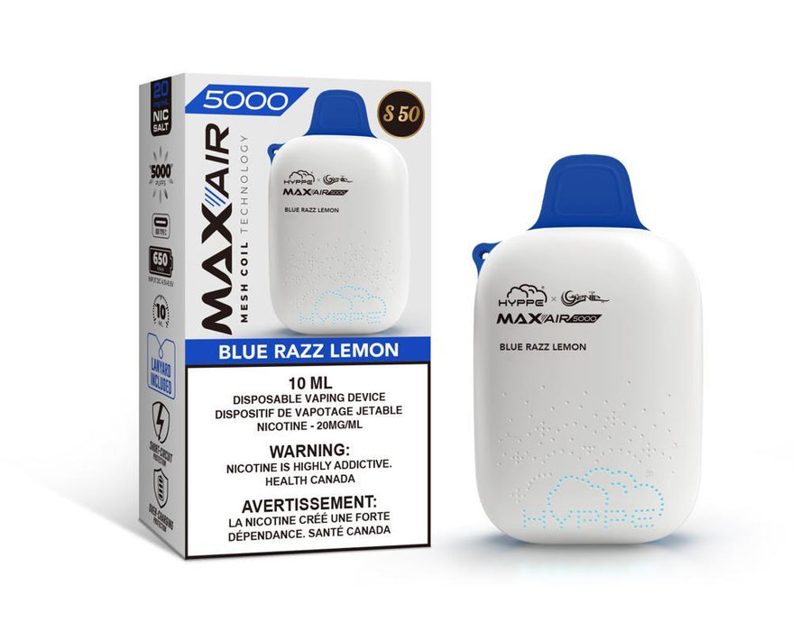 Hyppe x Genie MAX-AIR 5000 disposable Box of 10