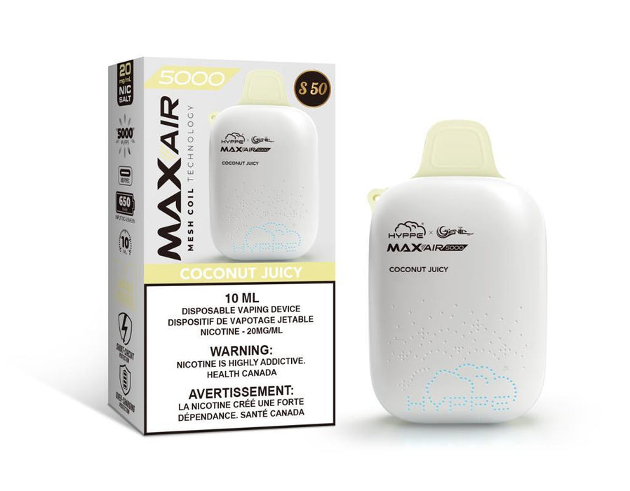 Hyppe x Genie MAX-AIR 5000 disposable Box of 10