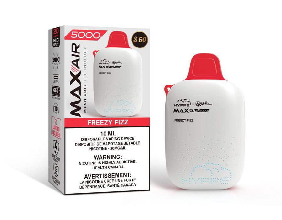 Hyppe x Genie MAX-AIR 5000 Display of 120 Starter Kit Federal Excise Tax ONE