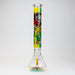 17.5" Rasta Man / 7 mm / classic beaker glass bong Glass Bong ONE