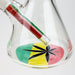 17.5" Rasta Man / 7 mm / classic beaker glass bong Glass Bong ONE