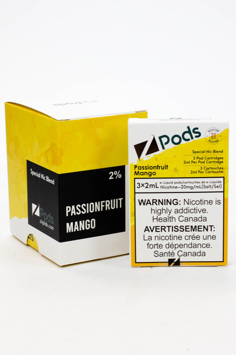 ZPOD S-Compatible Pods Box of 5 packs (20 mg/mL)-Passionfruit Mango - One Wholesale