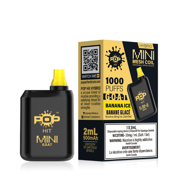 Pop Box Mini 1000 Disposable Vape Device Box of 10