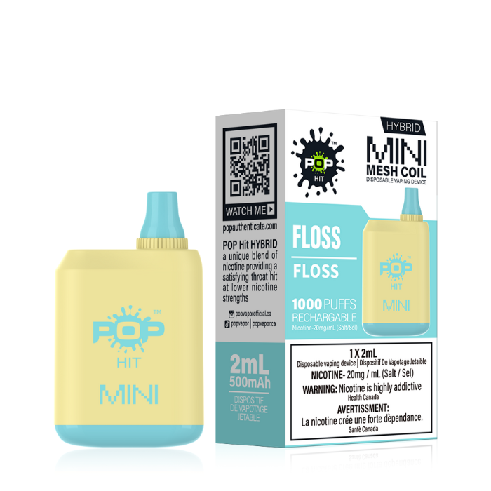 Pop Box Mini 1000 Disposable Vape Device Box of 10