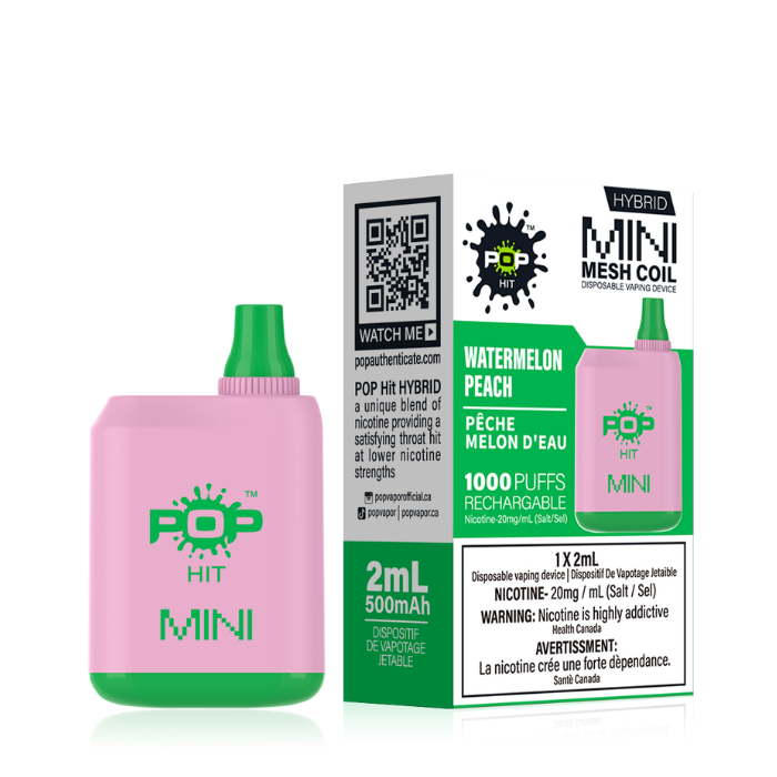 Pop Box Mini 1000 Disposable Vape Device Box of 10