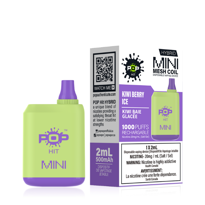 Pop Box Mini 1000 Disposable Vape Device Box of 10