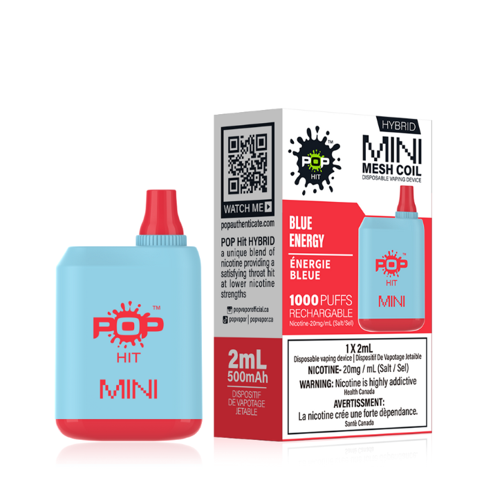 Pop Box Mini 1000 Disposable Vape Device Box of 10