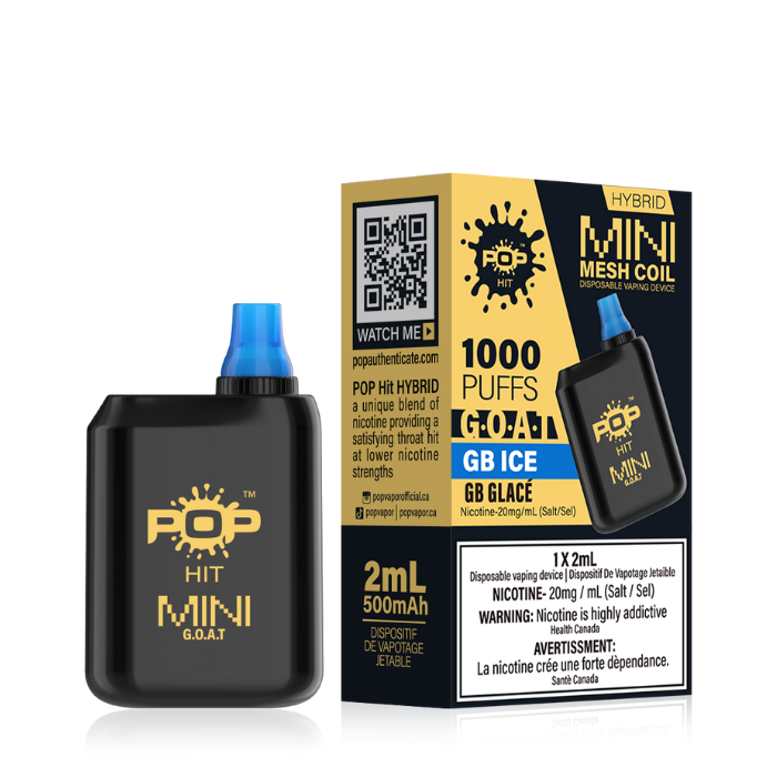 Pop Box Mini 1000 Disposable Vape Device Box of 10