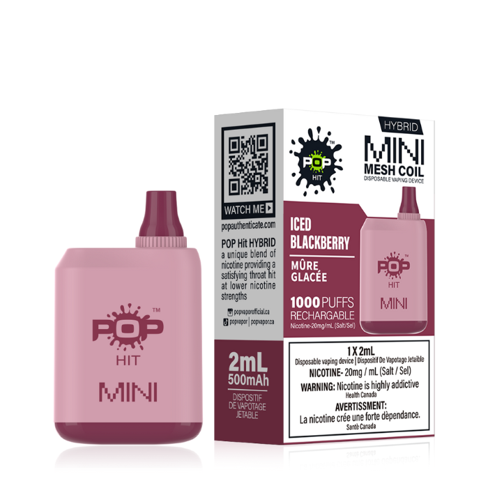 Pop Box Mini 1000 Disposable Vape Device Box of 10