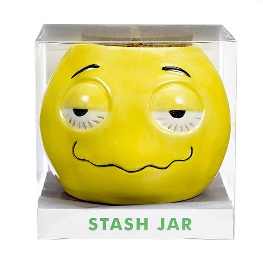 STONED EMOJI STASH JAR Storage Roast and Toast Gifts