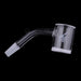 Honeybee Herb - HONEY & MILK BEVEL QUARTZ BANGER - 45° DEGREE | YL Banger · Oil Burner Honeybee Herb 10mm Male