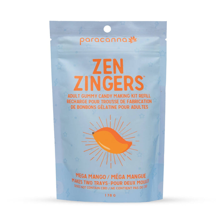 Zen Zingers™ Edible Gummy Mix Refill Edible Mix Paracanna Foods Inc. Mega Mango