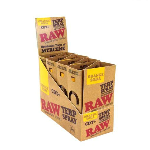 RAW TERP SPRAY Box of 8 Balloon · Party · Game ONE Orange Soda