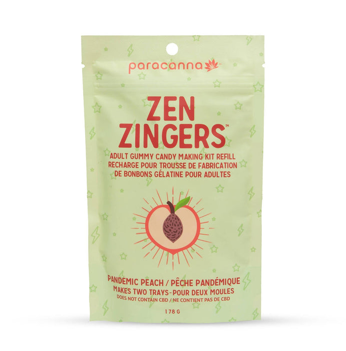 Zen Zingers™ Edible Gummy Mix Refill Edible Mix Paracanna Foods Inc. Pandemic Peach Edible