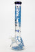 16" SOUL glass BEE / 9 mm / beaker glass bong  [S2076]-Blue - One Wholesale