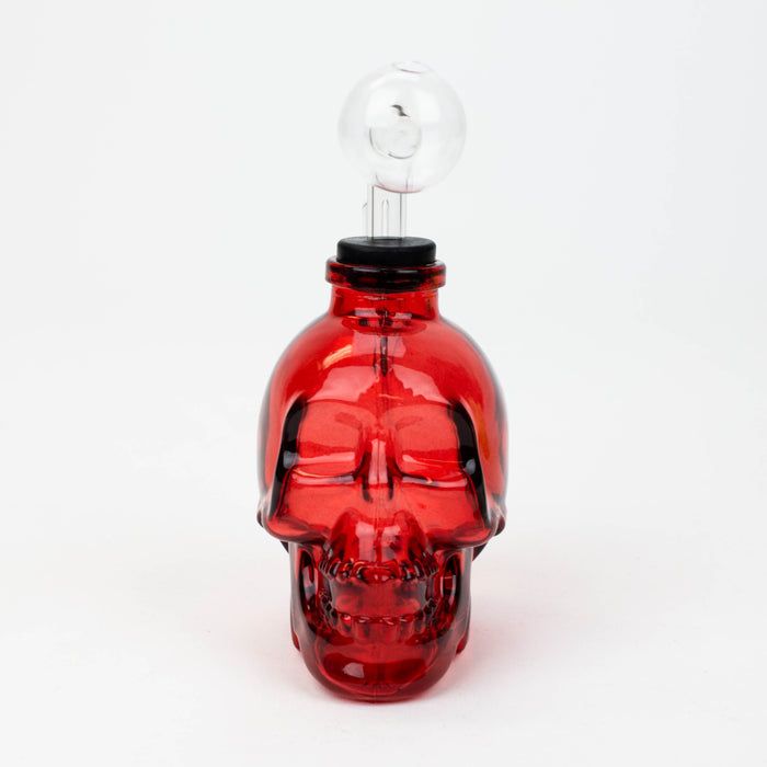 Soft Glass Skull oil bong Rig Canadian Distributor