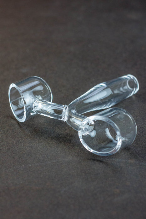 Double Head Quartz Banger with 2 bowls- - One Wholesale