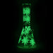 NG-13 inch 7mm Glow-In-The-Dark Leaves [ST011] Glass Bong High-End Brands Glass