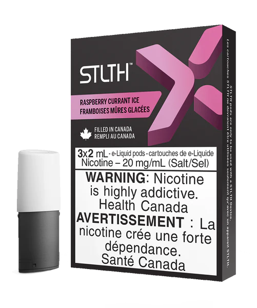 STLTH X Pod Pack Federal Excise Tax ONE Raspberry Currant Ice