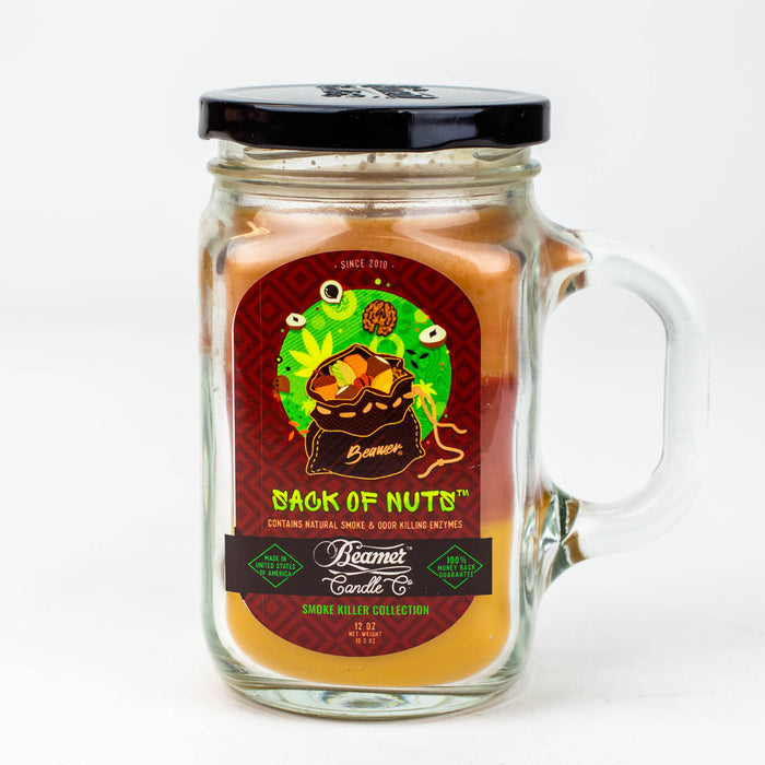 Beamer Candle Co. Ultra Premium Jar Smoke killer collection candle-Sack of nuts - One Wholesale