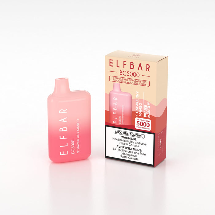 ELF BAR BC5000 Puff Disposable Vape 20 mg/mL Box of 10