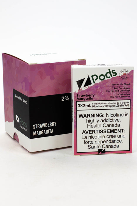 ZPOD S-Compatible Pods Box of 5 packs (20 mg/mL)-Strawberry Magarita - One Wholesale