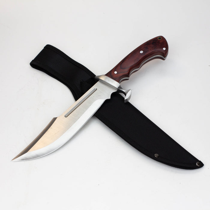 13.5" Full Tang Bowie Hunting Knife [T221666] Fixed Blade Knife Canadian Distributor