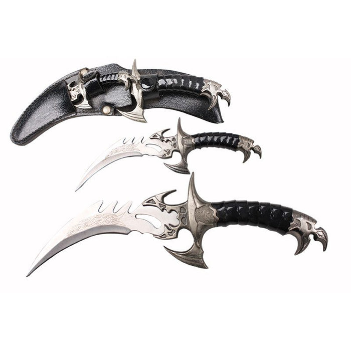 Fantasy dragon Daggers w/Sheath [T2223712] Fixed Blade Knife Canadian Distributor