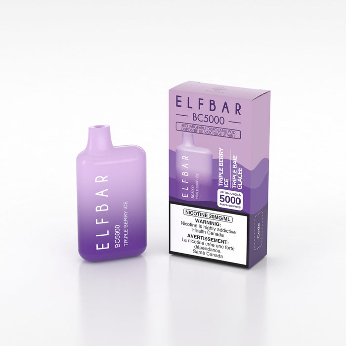 ELF BAR BC5000 Puff Disposable Vape 20 mg/mL Box of 10