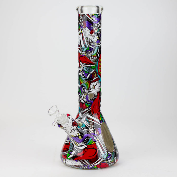 14" Graffiti Wrap Water pipe 9mm Bongs JJ Distribution C-Urban