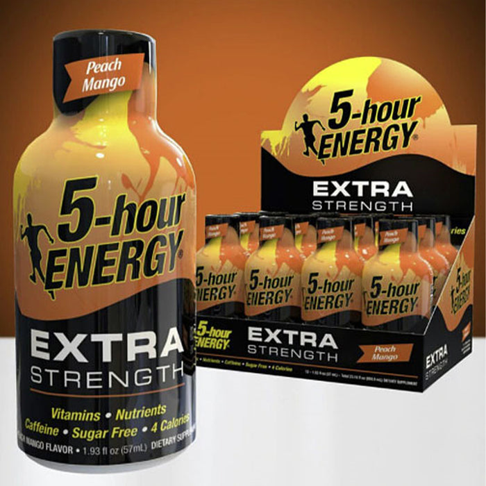 Peach Mango Flavor Extra Strength 5-hour ENERGY Drink