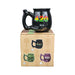 420 Mug - Black Mug with Rasta Colors Mug Pipe Roast and Toast Gifts