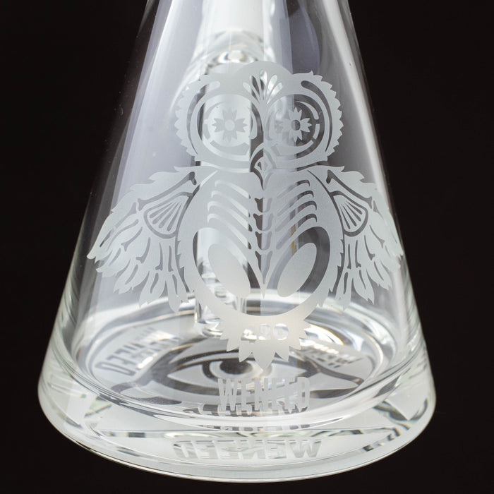 WENEED®-15" Skele Owl Beaker 9mm Bongs WENEED®