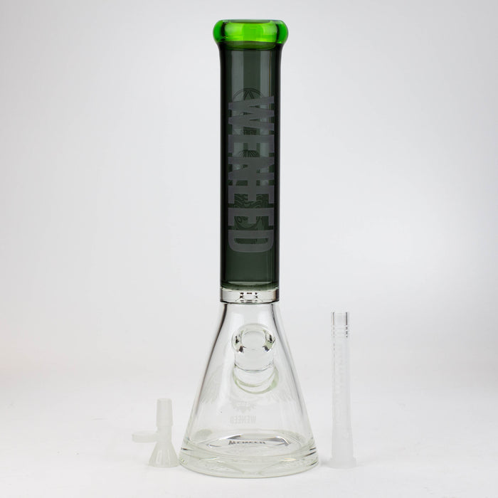 WENEED®-15" Skele Owl Beaker 9mm Bongs WENEED®