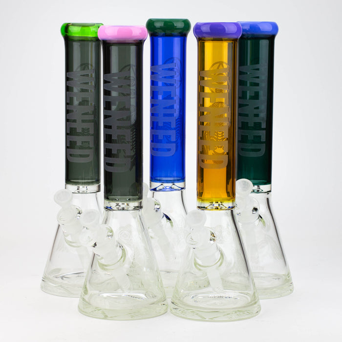 WENEED®-15" Skele Owl Beaker 9mm Bongs WENEED®