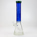 WENEED®-15" Skele Owl Beaker 9mm Bongs WENEED® Green/Blue