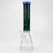 WENEED®-15" Skele Owl Beaker 9mm Bongs WENEED® Jade Blue/Teal