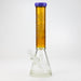 WENEED®-15" Skele Owl Beaker 9mm Bongs WENEED® Purple/Yellow