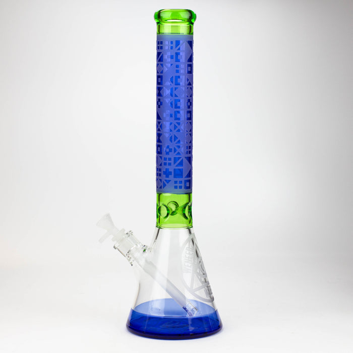 WENEED®-18" Cipher Text Beaker 7mm Bongs WENEED®