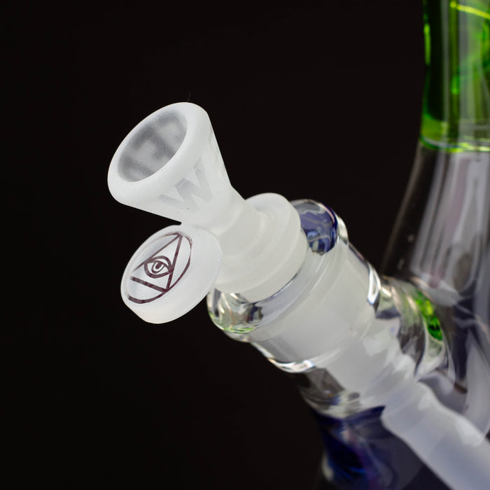 WENEED®-18" Cipher Text Beaker 7mm Bongs WENEED®