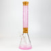 WENEED®-18" Cipher Text Beaker 7mm Bongs WENEED® Yellow/Pink