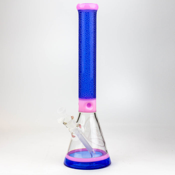 WENEED®-18" Star Party Beaker 7mm Beaker Bong WENEED® Pink/Blue