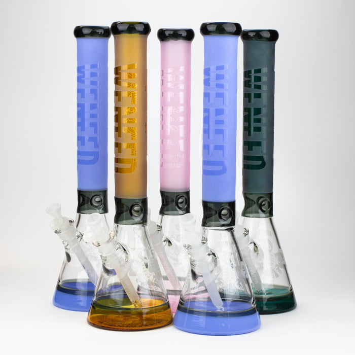 WENEED®-19" Mayan King Beaker 7mm Glass Bong WENEED®
