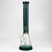 WENEED®-19" Mayan King Beaker 7mm Glass Bong WENEED® Teal