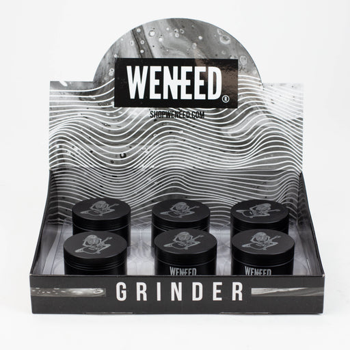 WENEED®-Metallic Skull Grinder 4pts 6Pack Display Pack WENEED®