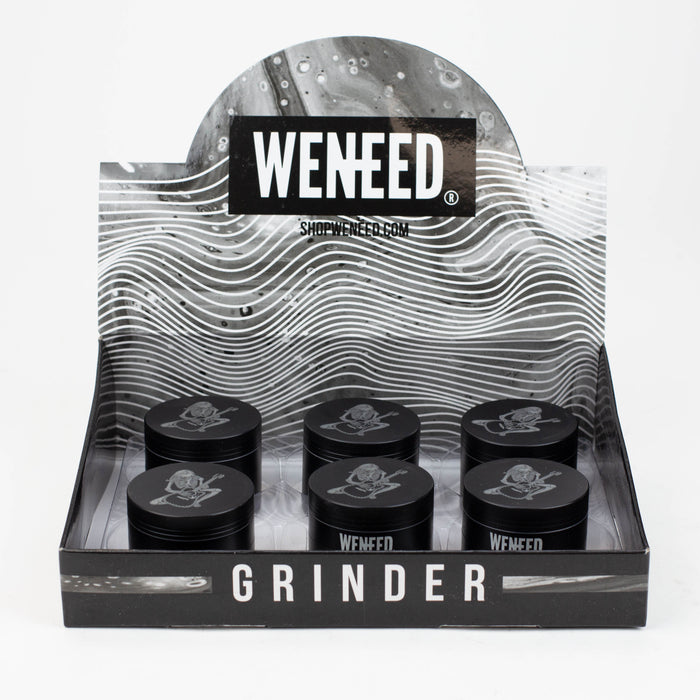 WENEED®-Metallic Skull Grinder 4pts 6Pack Display Pack WENEED®