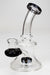 Water Pipe 6 inches rig - Color Glass Rig Honeybee Herb Black