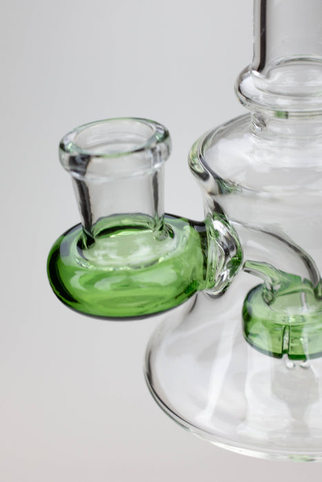 Water Pipe 6 inches rig - Color Glass Rig Honeybee Herb