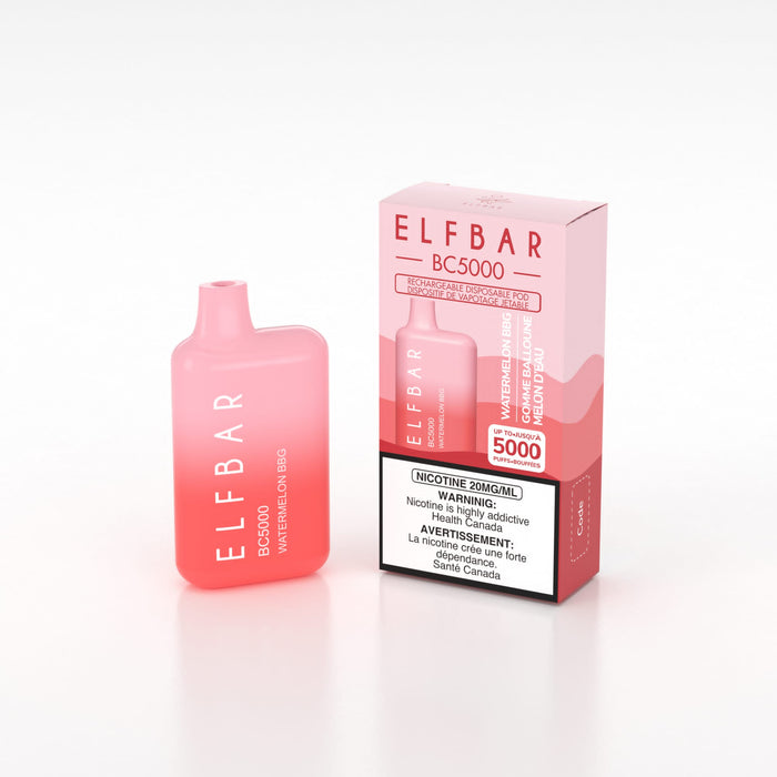 ELF BAR BC5000 Puff Disposable Vape 20 mg/mL Box of 10