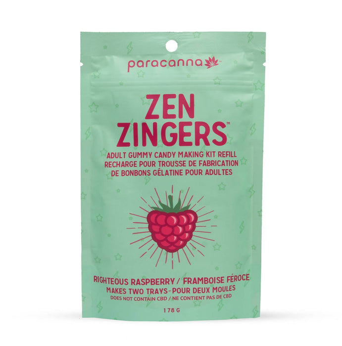 Zen Zingers™ Edible Gummy Mix Refill Edible Mix Paracanna Foods Inc. Righteous Raspberry